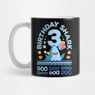 Birthday Shark Doo Doo 3rd Birthday Mug